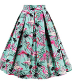 Flared Midi Skirts